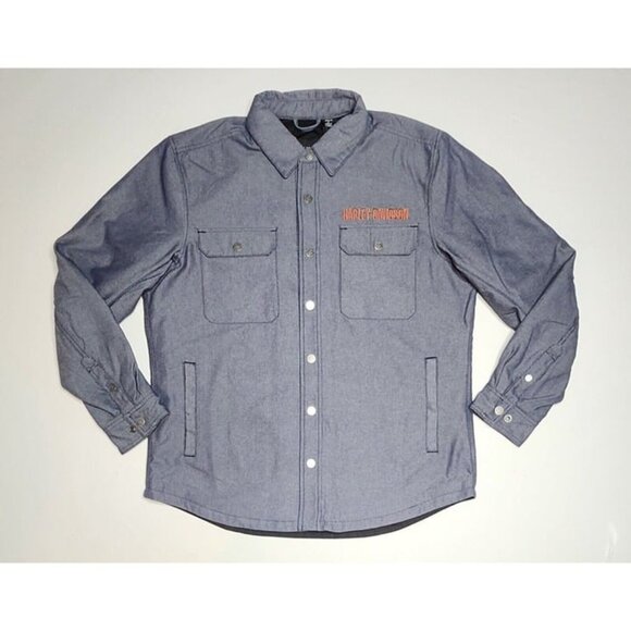 Harley-Davidson Men's Operative Riding Shirt Jacket - Peacoat - Picture 2 of 12